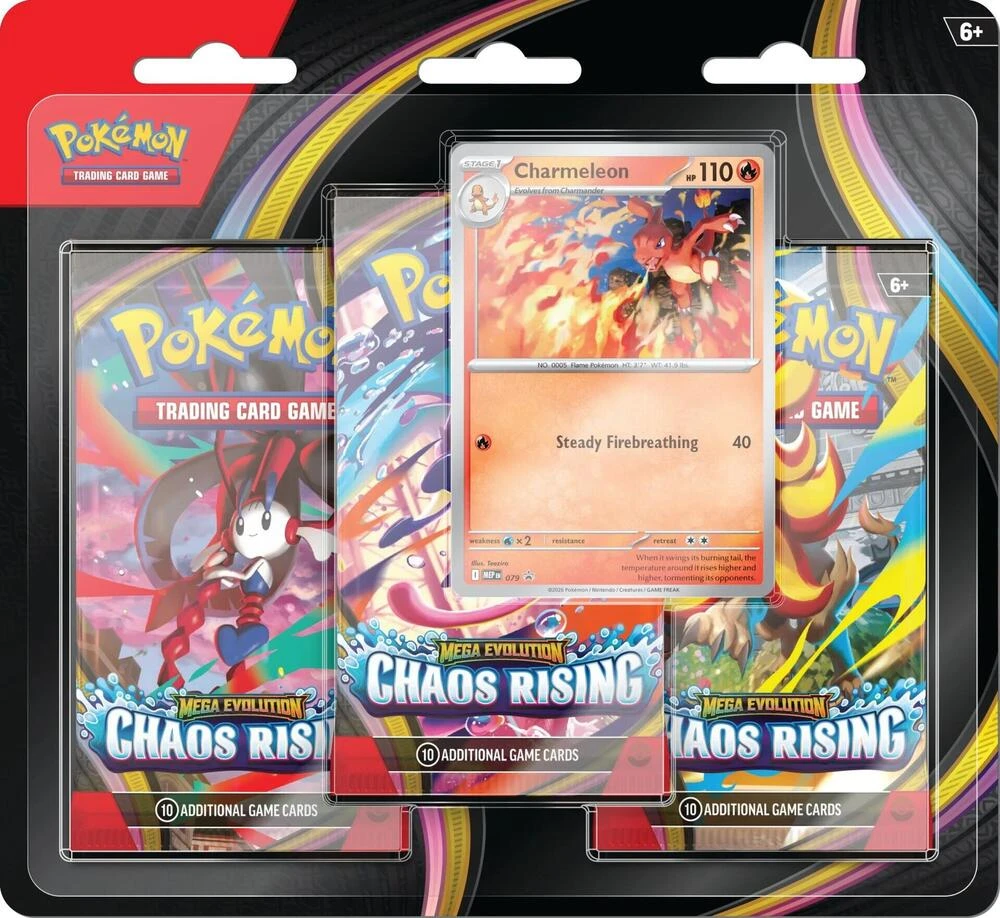 Chaos Rising 3 Pack Blister (Charmeleon)