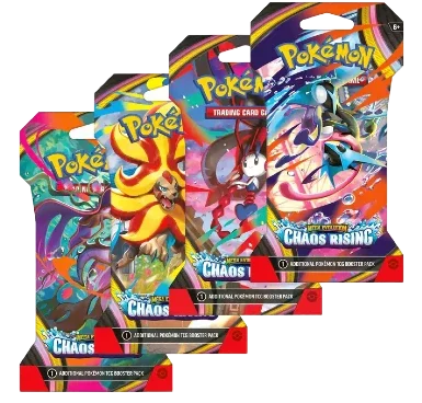 Chaos Rising Sleeved Booster Pack Art Bundle (Set of 4)